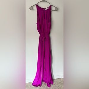 Jennifer Lopez Semi-Formal Dress Petite Small Magenta